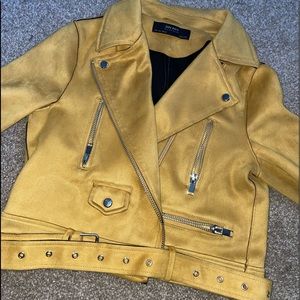 Zara faux suede jacket